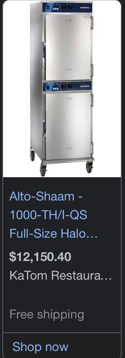 $3500ea. / Quality Alto-Shaam Heated Holding Cabinet / Amazing Condition