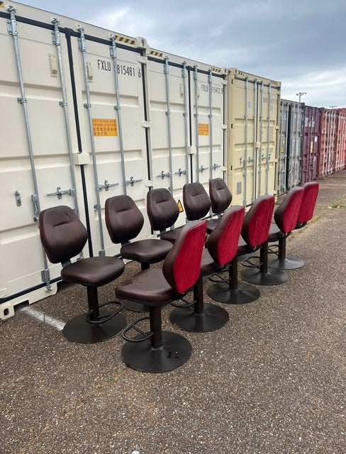 $200ea OBO / Over 200 in Stock / 360 Degree Swivel Casino Chairs / Very Comfortable / High Quality / Man Cave Chairs / Restaurant Equipment / Nightlife / Ready for Delivery