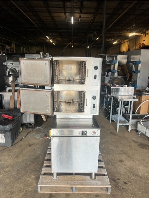 $3500 / Cleveland 24CGM200 (6) Pan Convection Steamer - Cabinet, Natural Gas / Restaurant Equipment