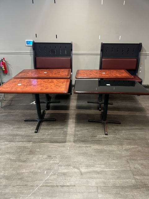 $70ea / Glazed 4 Top Restaurant Tables / Amazing Condition