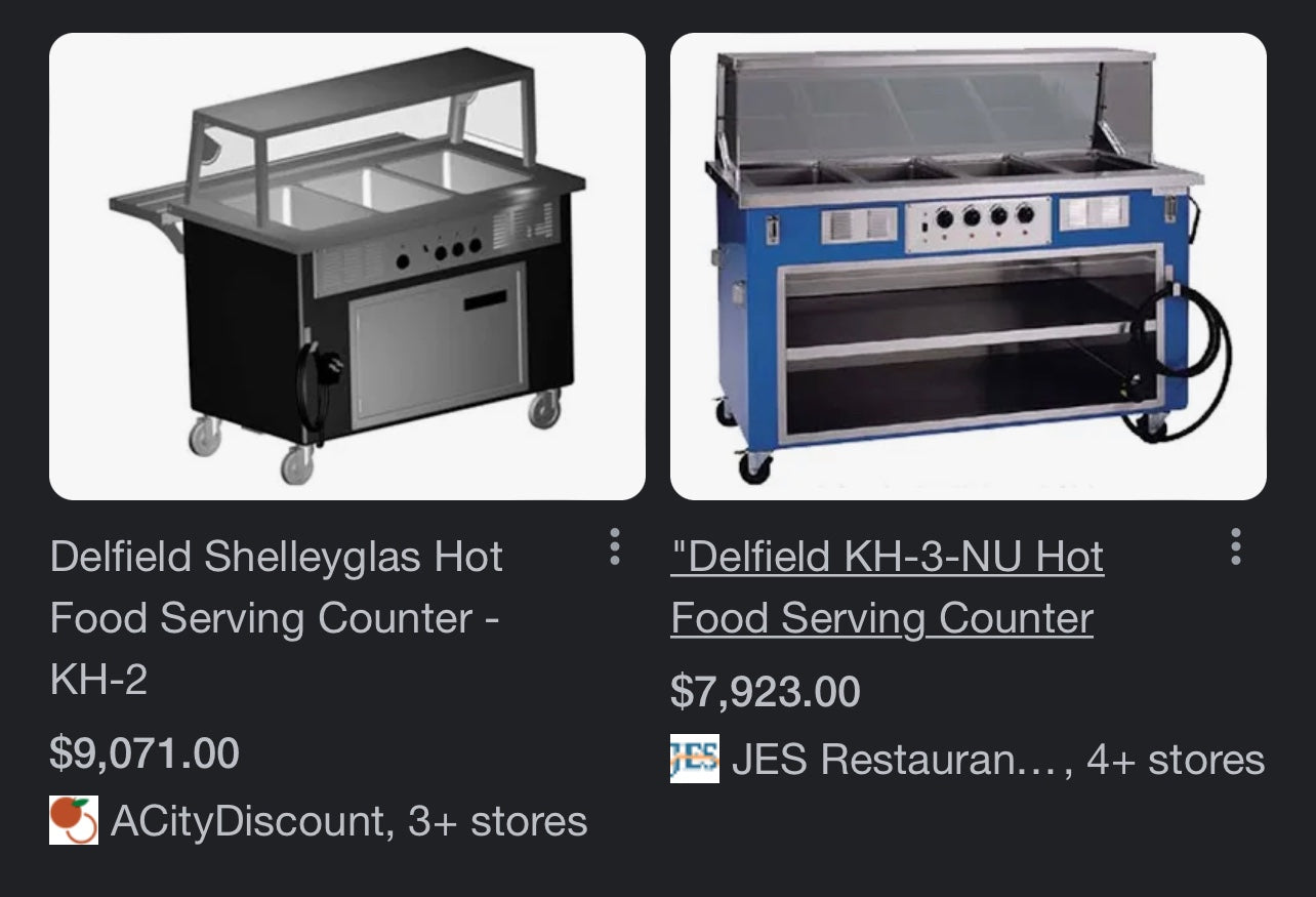$3000 / Delfield Serving Counter 5Ft Cold Table / Quality Assured / Delivery Available