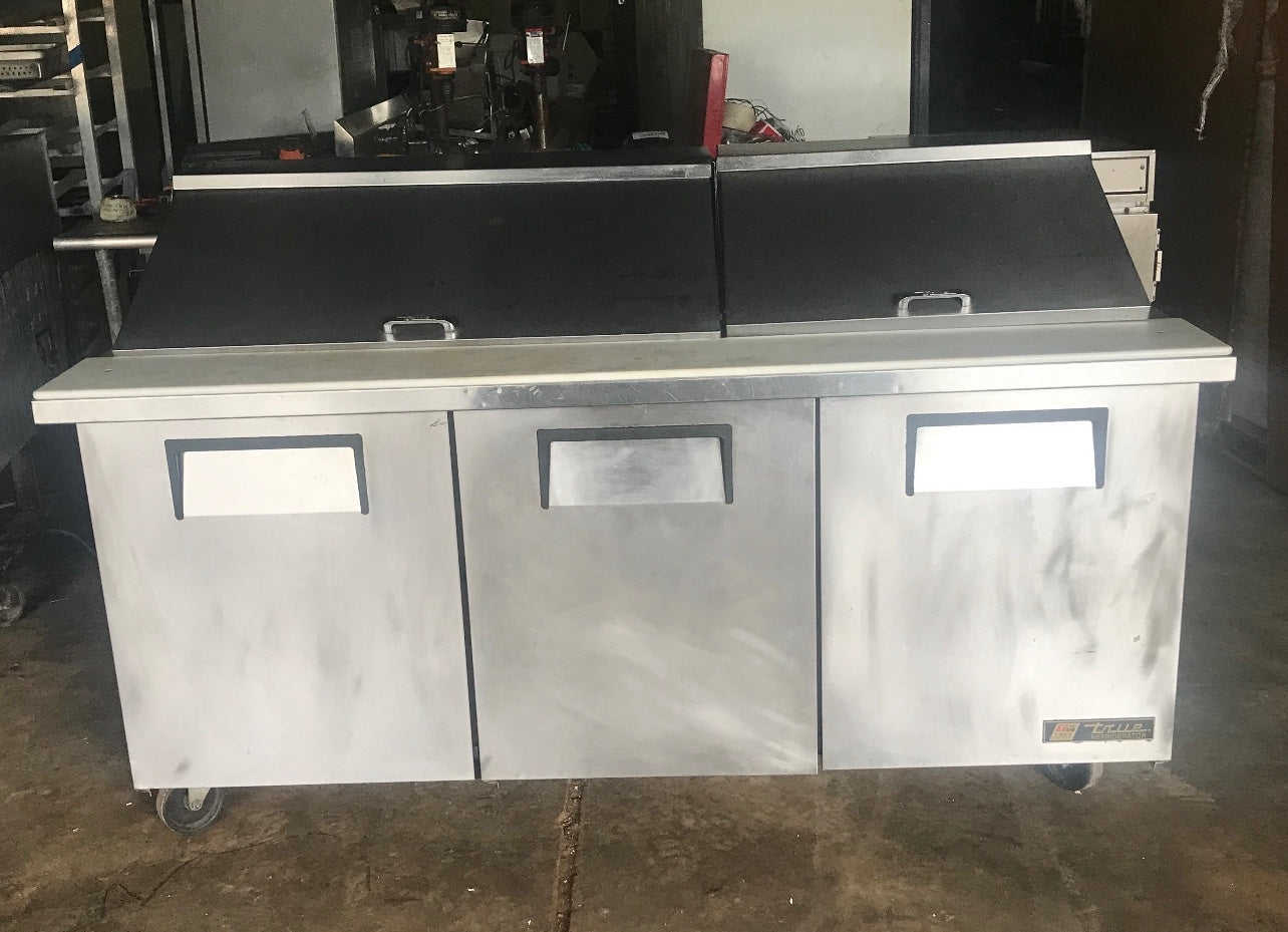 $2500ea / TRUE TSSU-72 / 3 Door True Refrigerated Preptable / Great Condition / Certified by Licensed Technician