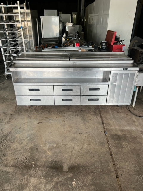 $5000 OBO / 83in 6 Drawer Flip Top Delfield Prep Table / Great Condition / Verified by Licensed Technitican