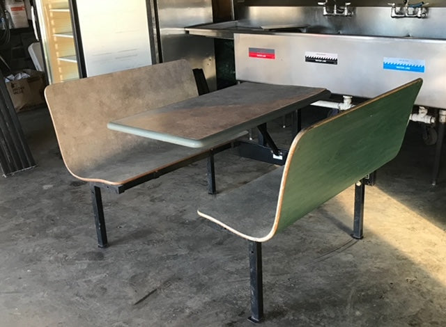 $500ea. OBO / All in One Green Booths / Restaurant Furniture / Quality Restaurant Equipment