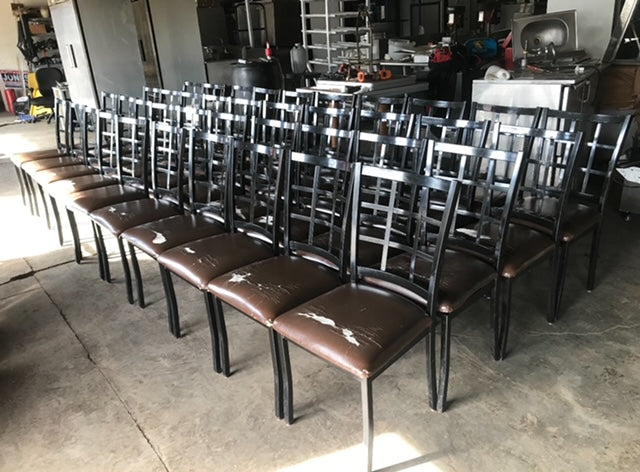 $20ea. / 43 in Stock / Affordable Restaurant Chairs / Metal Framed / Ready for Pickup or Delivery