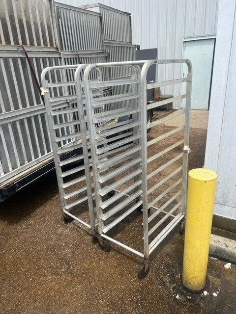 $500ea. / 2 Generic Rolling Sheet Pan Racks / Great Condition / Shipping Available / Bakery Equipment