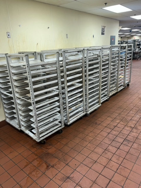 $700ea. / 14 Cres Cor Rolling Sheet Pan Racks / Great Condition / Shipping Available / Bakery Equipment