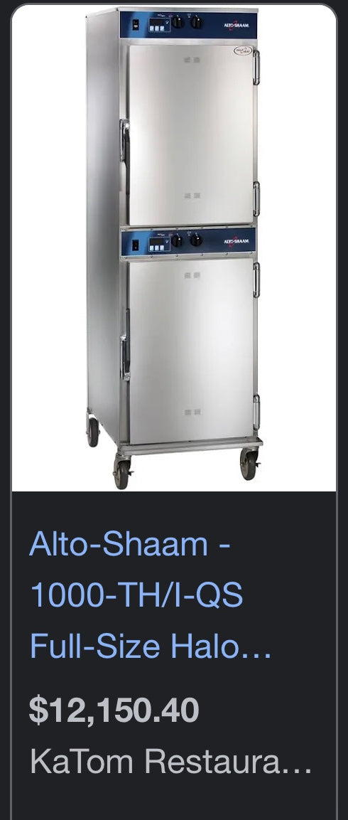 $2800 OBO/ Alto Shaam Heated Holding Cabinet / Restaurant Equipment Great Condition / Certified By Tech