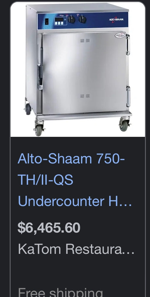 $1500 / Alto-Shaam Under the Counter Heated Holding Cabinet MN : 750-TH/II / Quality Condition / Restaurant Warmer