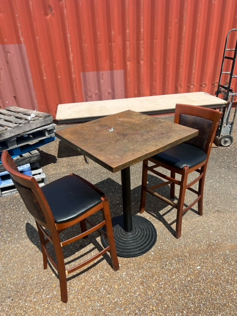 $70ea / 9 Wooden Snake Skin Designed Barstools / Great Condition