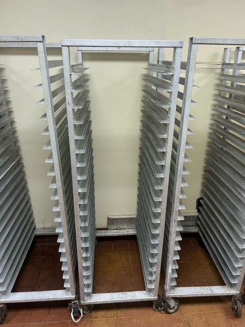 $650ea. / 7 Cres Cor Rolling Sheet Pan Racks / Great Condition / Shipping Available / Bakery Equipment