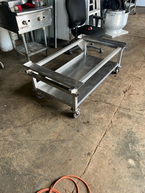 $800 / 4ft Long Mobile Equipment Stand / Great Piece / Great Condition / Restaurant Equipment