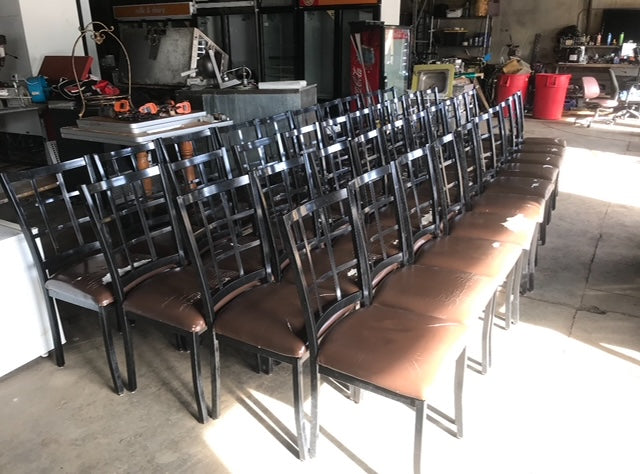 $20ea. / 43 in Stock / Affordable Restaurant Chairs / Metal Framed / Ready for Pickup or Delivery