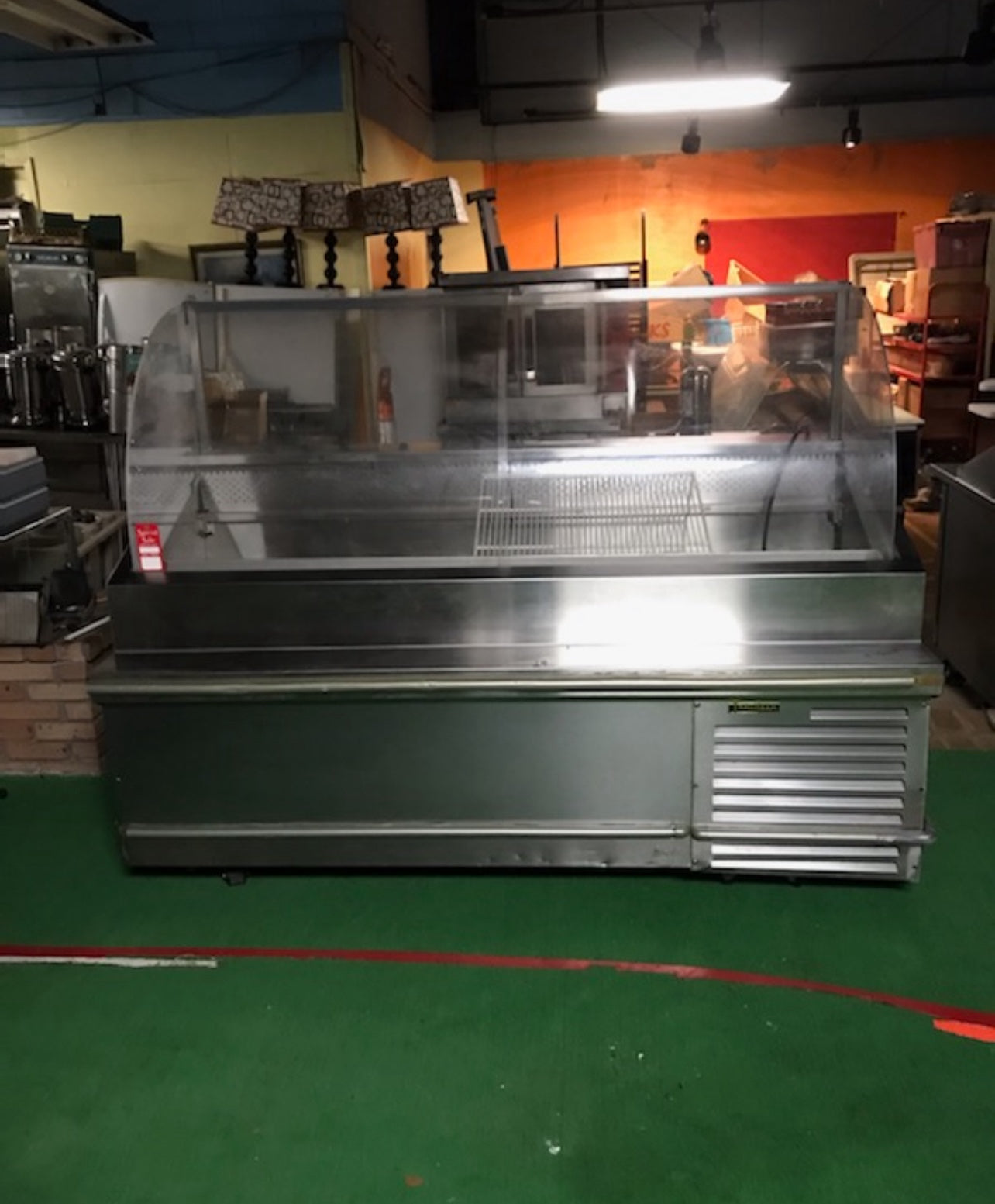 $4500 / Traulsen TD078HT-1 Stainless Steel 78" Seafood Display Case / Restaurant Equipment / Certified By Tech