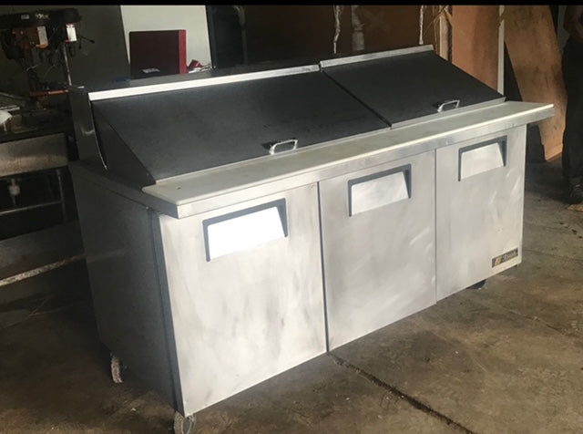 $2500ea / TRUE TSSU-72 / 3 Door True Refrigerated Preptable / Great Condition / Certified by Licensed Technician