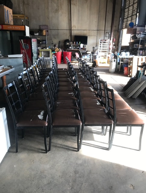 $20ea. / 43 in Stock / Affordable Restaurant Chairs / Metal Framed / Ready for Pickup or Delivery