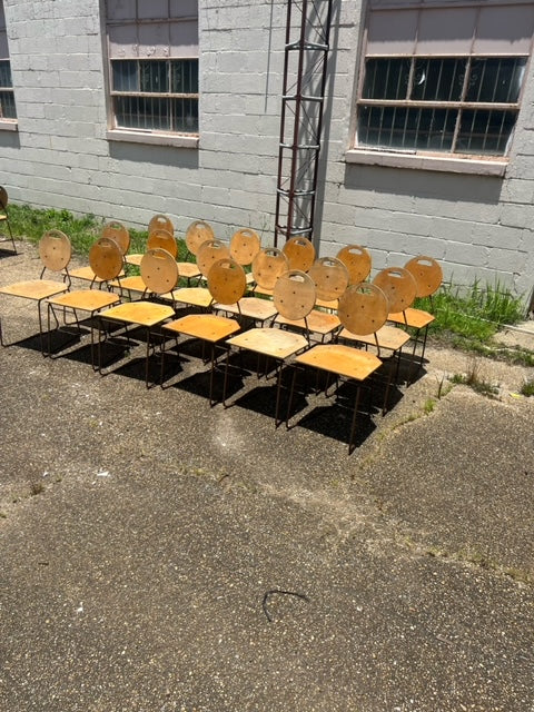 $40ea. / 25 Solid Wood Metal Frame Restaurant Chairs / Sturdy Design / Great Condition