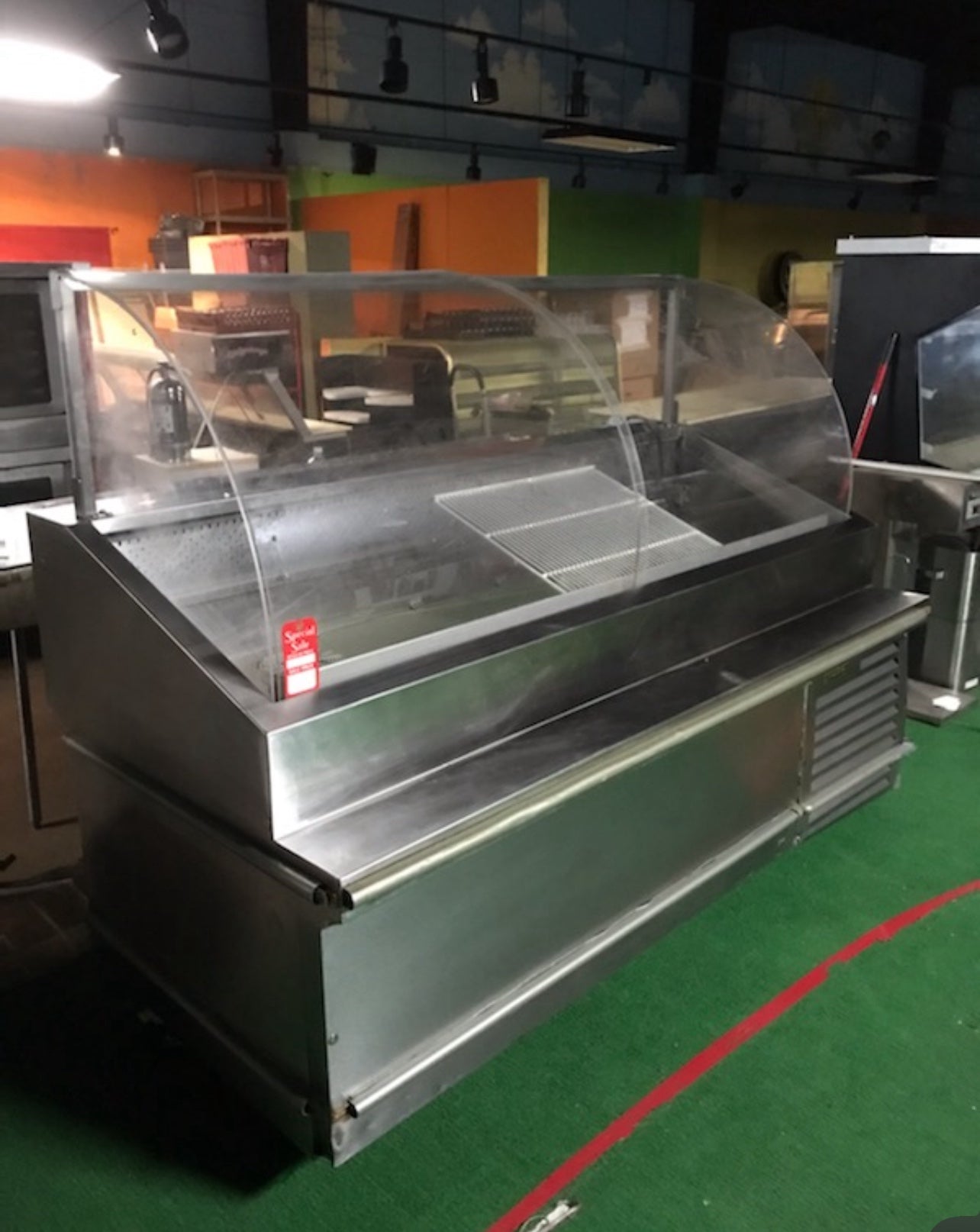 $4500 / Traulsen TD078HT-1 Stainless Steel 78" Seafood Display Case / Restaurant Equipment / Certified By Tech