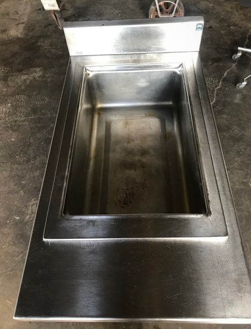 $1000 / Single Well Steam Table Built Into Full Stainless Steel Stand / Excellent Condition / Food Truck Equipment / Restaurant Equipment