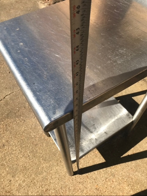 $250 / 18x24in Stainless Steel Table / Great Sturdy Table / Restaurant Equipment / Amazing Condition