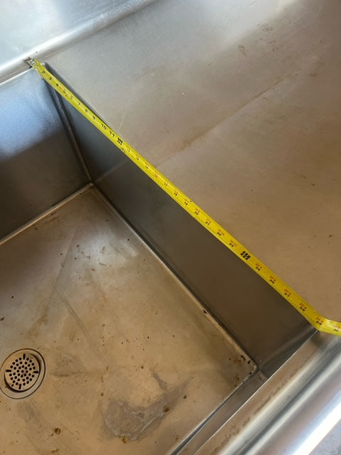 $1700 / 11 Ft Stainless Steel Sink w/ Sliding Compartment / Restaurant Equipment / Commercial Equipment