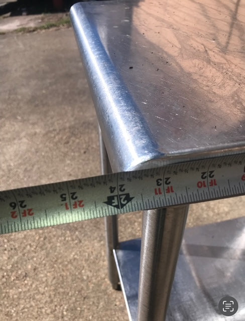 $250 / 18x24in Stainless Steel Table / Great Sturdy Table / Restaurant Equipment / Amazing Condition