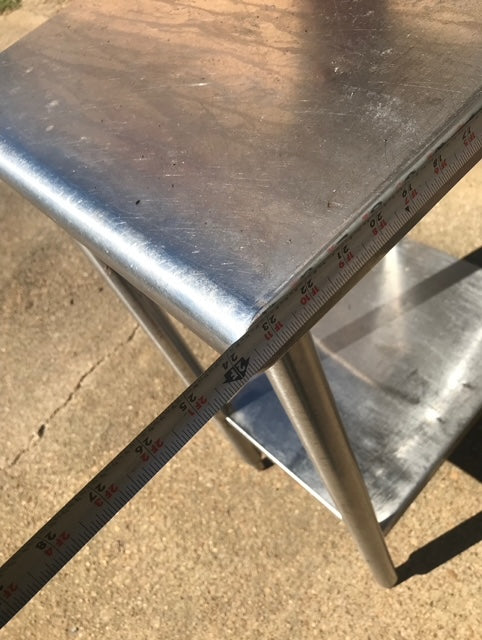 $250 / 18x24in Stainless Steel Table / Great Sturdy Table / Restaurant Equipment / Amazing Condition