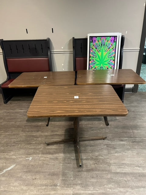 $55ea. / 4 Top Restaurant Tables / Certified Quality Assured