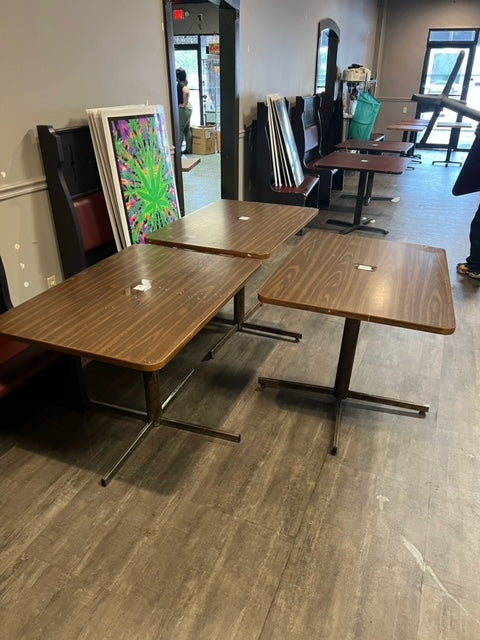 $55ea. / 4 Top Restaurant Tables / Certified Quality Assured