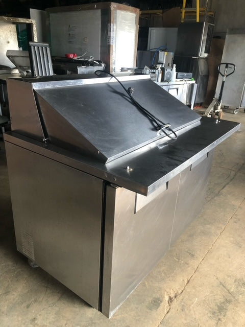 $5000 / True TSSU-48-18M-B-FGLID-HC 48" Sandwich/Salad Prep Table w/ Refrigerated Base,