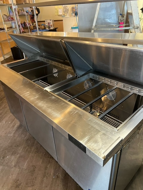 $2500 / Atosa 3 Door Flip Top Sandwich Prep Table / Amazing Condition