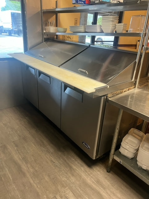 $2500 / Atosa 3 Door Flip Top Sandwich Prep Table / Amazing Condition